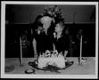 Photograph: [Babe Leake and Sara Purifoy at Babe's 90th birthday party]