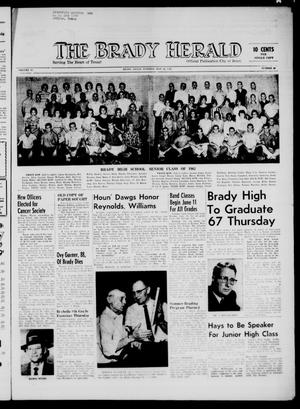 Primary view of The Brady Herald (Brady, Tex.), Vol. 19, No. 29, Ed. 1 Tuesday, May 22, 1962