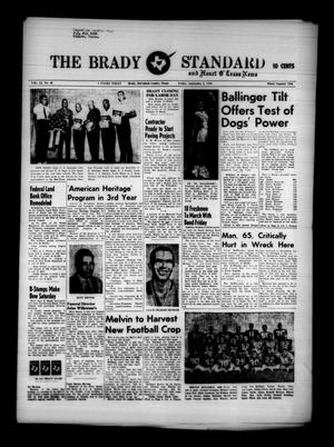 Primary view of object titled 'The Brady Standard and Heart O' Texas News (Brady, Tex.), Vol. 51, No. 46, Ed. 1 Friday, September 2, 1960'.