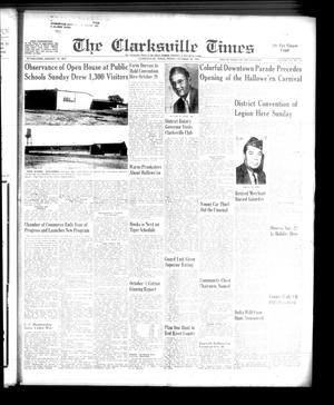 Primary view of object titled 'The Clarksville Times (Clarksville, Tex.), Vol. 83, No. 42, Ed. 1 Friday, October 26, 1956'.