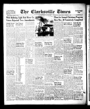 Primary view of object titled 'The Clarksville Times (Clarksville, Tex.), Vol. 88, No. 43, Ed. 1 Friday, November 5, 1954'.