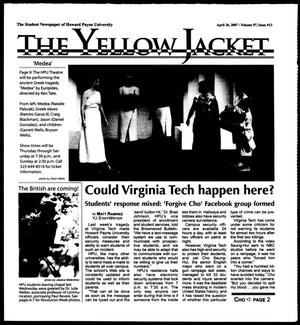 Primary view of object titled 'The Yellow Jacket (Brownwood, Tex.), Vol. 97, No. 13, Ed. 1, Thursday, April 26, 2007'.