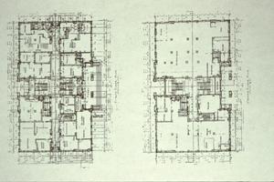 Primary view of object titled '[Potter County Courthouse, (floor plans)]'.
