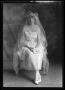 Photograph: [Portrait of Woman in Wedding Gown]