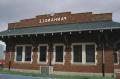 Photograph: [Atchison, Topeka & Santa Fe Railway Depot, (E. Elevation)]