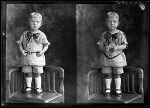 Primary view of object titled '[Portraits of Child]'.