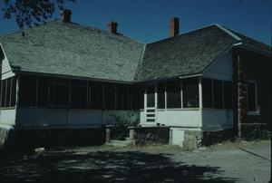Primary view of object titled '[Grierson-Sproul House, (north (rear) façade)]'.