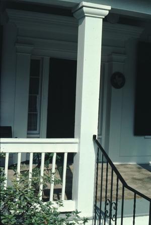 Primary view of object titled '[Cleveland-Partlow House, (Exterior Detail)]'.