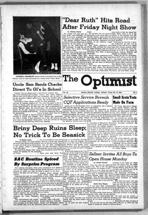 Primary view of object titled 'The Optimist (Abilene, Tex.), Vol. 40, No. 5, Ed. 1, Friday, October 10, 1952'.
