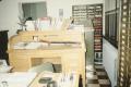 Photograph: [Dallam County Courthouse, (original desk in county clerk's office)]