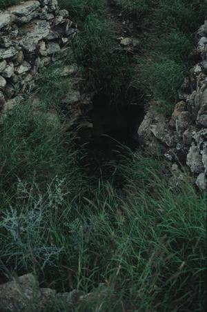 Primary view of object titled '[Mine Shaft/Cellar, (View facing S of east  wall of opening)]'.