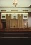 Photograph: [Jefferson County Courthouse, (courtroom before restoration)]