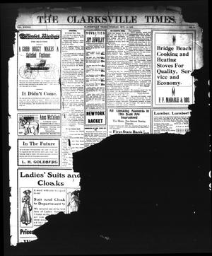 Primary view of object titled 'The Clarksville Times. (Clarksville, Tex.), Vol. 37, No. 81, Ed. 1 Tuesday, October 12, 1909'.