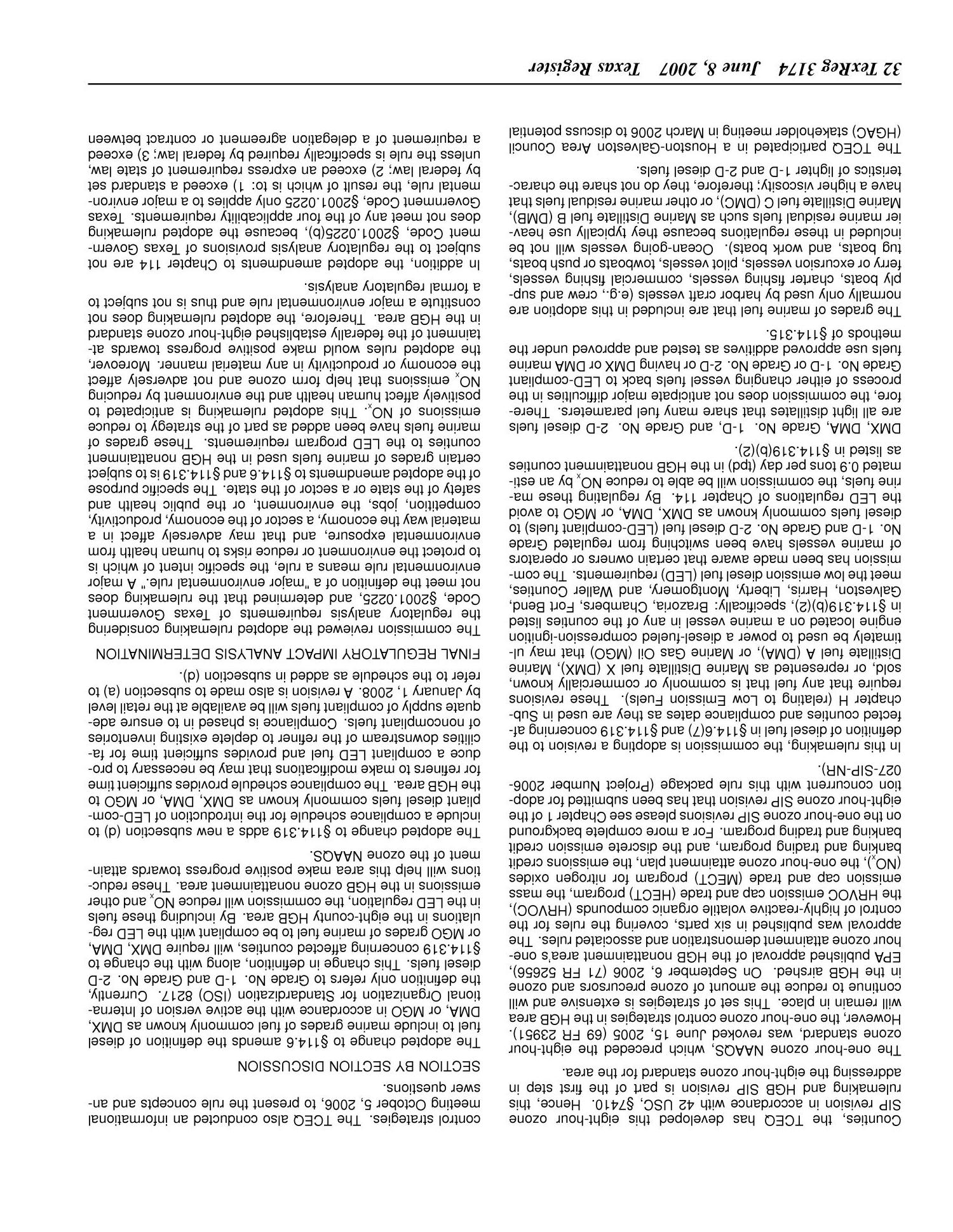 Texas Register, Volume 32, Number 23, Pages 3077-3422, June 8, 2007
                                                
                                                    3174
                                                