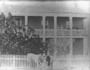 Primary view of object titled '[George Feris home in Richmond, Texas]'.