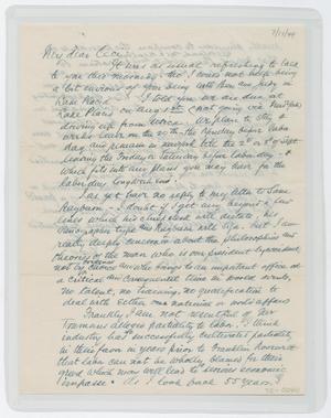 Primary view of object titled '[Letter from I. H. to Cecile Kempner, July 17, 1949]'.