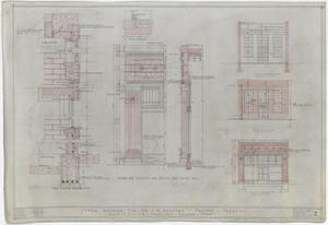 Primary view of object titled 'Radford Store Building, Abilene, Texas: Building Elevation Drawings'.