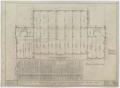 Technical Drawing: North and South Ward Schools, Abilene, Texas: Second Floor Framing Pl…