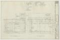 Thumbnail image of item number 1 in: 'Brook Hollow Shopping Center, Abilene, Texas: Roof Framing and Foundation Plan'.