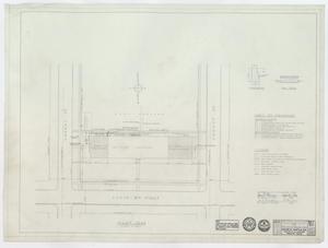 Primary view of object titled 'Locust Ward School Alterations, Abilene, Texas: Plot Plan'.
