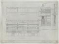 Technical Drawing: Fulwiler Electric Company Garage, Abilene, Texas: Front Elevation & R…