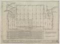 Technical Drawing: North and South Ward Schools, Abilene, Texas: First Floor Framing Plan