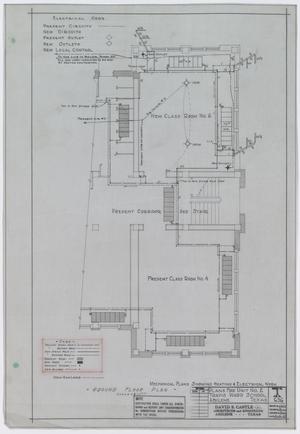 Primary view of object titled 'North and South Ward Schools, Abilene, Texas: Ground Floor Plan'.