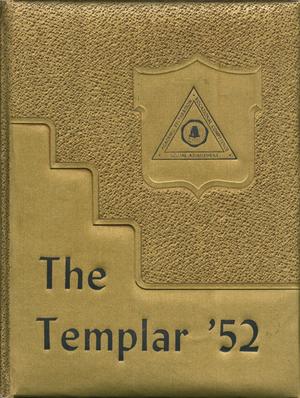 Primary view of object titled 'The Templar, Yearbook of Temple Junior College, 1952'.
