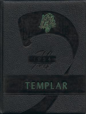 Primary view of object titled 'The Templar, Yearbook of Temple Junior College, 1954'.