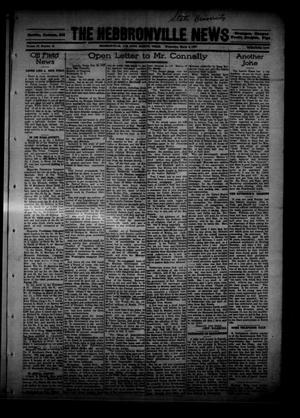 Primary view of object titled 'The Hebbronville News (Hebbronville, Tex.), Vol. 4, No. 13, Ed. 1 Wednesday, March 2, 1927'.