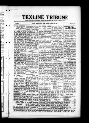 Primary view of object titled 'Texline Tribune (Texline, Tex.), Vol. 1, No. 20, Ed. 1 Thursday, January 28, 1932'.