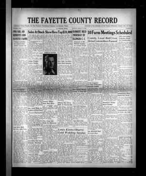 Primary view of object titled 'The Fayette County Record (La Grange, Tex.), Vol. 29, No. 38, Ed. 1 Tuesday, March 13, 1951'.