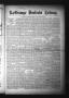 Newspaper: La Grange Deutsche Zeitung. (La Grange, Tex.), Vol. 20, No. 12, Ed. 1…