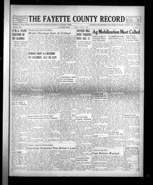 Primary view of object titled 'The Fayette County Record (La Grange, Tex.), Vol. 29, No. 79, Ed. 1 Friday, August 3, 1951'.