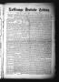 Newspaper: La Grange Deutsche Zeitung. (La Grange, Tex.), Vol. 22, No. 13, Ed. 1…