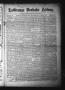 Newspaper: La Grange Deutsche Zeitung. (La Grange, Tex.), Vol. 19, No. 37, Ed. 1…