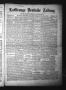 Newspaper: La Grange Deutsche Zeitung. (La Grange, Tex.), Vol. 20, No. 45, Ed. 1…