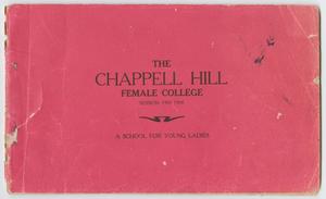 Catalog of Chappell Hill Female College, 1907