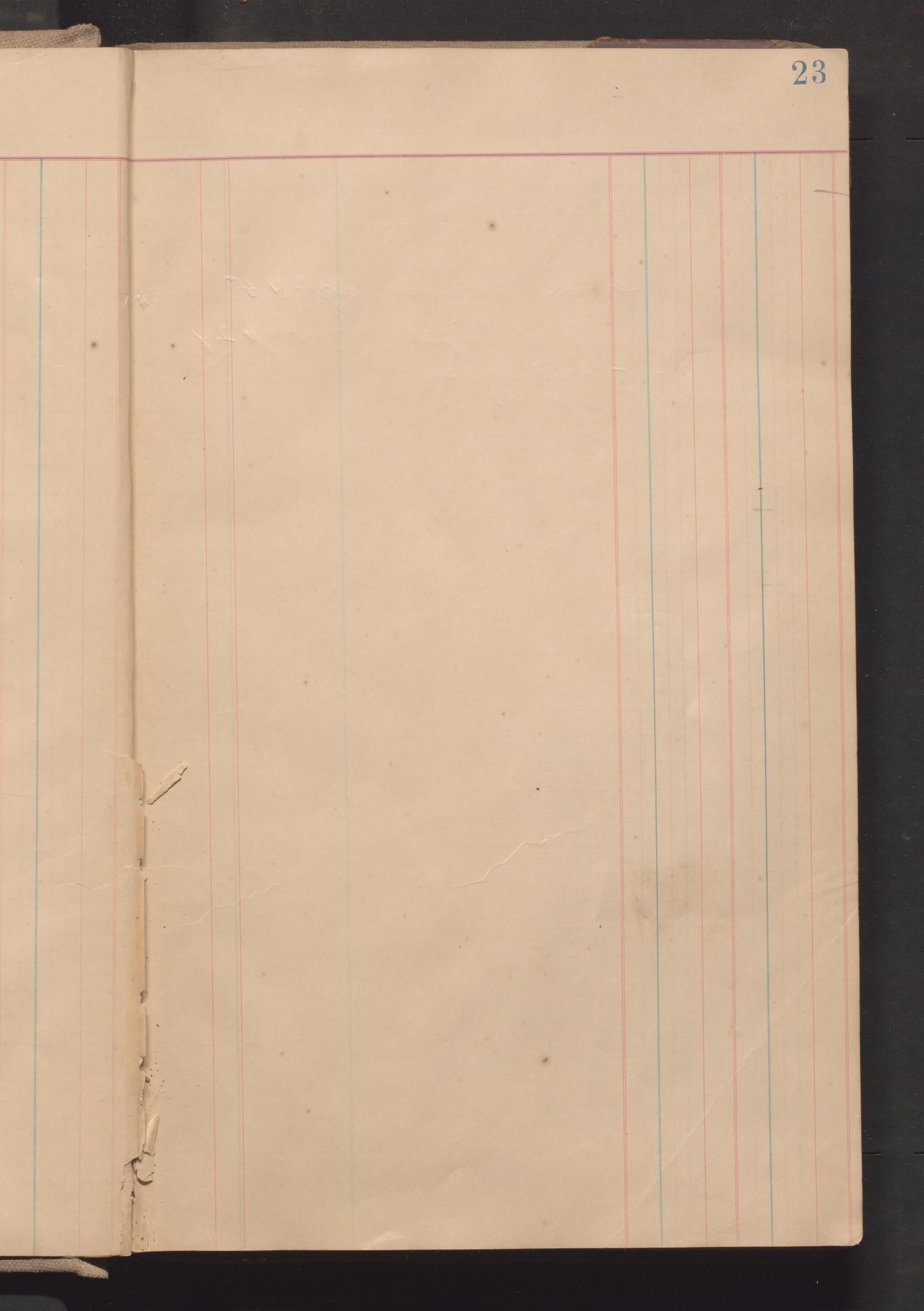 [O'Connor Brothers General Business Ledger: July 1899 - March 1939]
                                                
                                                    23
                                                
