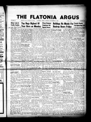 Primary view of object titled 'The Flatonia Argus (Flatonia, Tex.), Vol. 87, No. 37, Ed. 1 Thursday, September 13, 1962'.