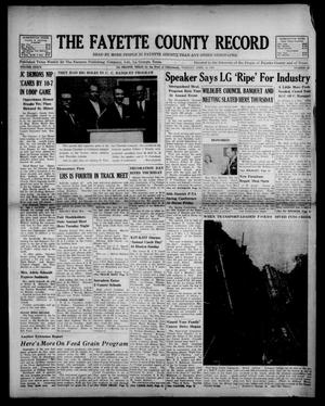 Primary view of object titled 'The Fayette County Record (La Grange, Tex.), Vol. 39, No. 48, Ed. 1 Tuesday, April 18, 1961'.