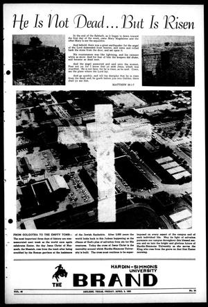 Primary view of object titled 'The Brand (Abilene, Tex.), Vol. 48, No. 25, Ed. 1, Friday, April 5, 1963'.