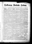 Thumbnail image of item number 1 in: 'La Grange Deutsche Zeitung (La Grange, Tex.), Vol. 30, No. 52, Ed. 1 Thursday, August 12, 1920'.