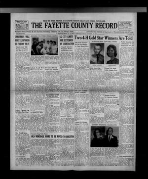 Primary view of object titled 'The Fayette County Record (La Grange, Tex.), Vol. 40, No. 103, Ed. 1 Friday, October 26, 1962'.