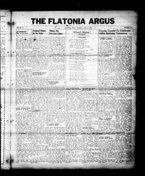 Primary view of object titled 'The Flatonia Argus (Flatonia, Tex.), Vol. 63, No. 19, Ed. 1 Thursday, May 5, 1938'.
