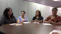 Primary view of Oral History Interview with Sandra Fuentes, Elvira Castro, JoElda Hinojosa, Beatriz Arizpe on July 28, 2016.