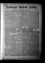 Thumbnail image of item number 1 in: 'La Grange Deutsche Zeitung. (La Grange, Tex.), Vol. 14, No. 18, Ed. 1 Thursday, December 17, 1903'.