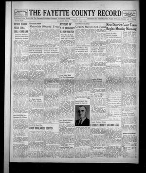 Primary view of object titled 'The Fayette County Record (La Grange, Tex.), Vol. 31, No. 45, Ed. 1 Tuesday, April 7, 1953'.