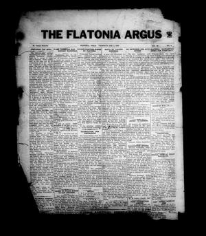 Primary view of object titled 'The Flatonia Argus (Flatonia, Tex.), Vol. 59, No. 5, Ed. 1 Thursday, February 1, 1934'.