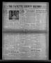 Newspaper: The Fayette County Record (La Grange, Tex.), Vol. 33, No. 1, Ed. 1 Tu…